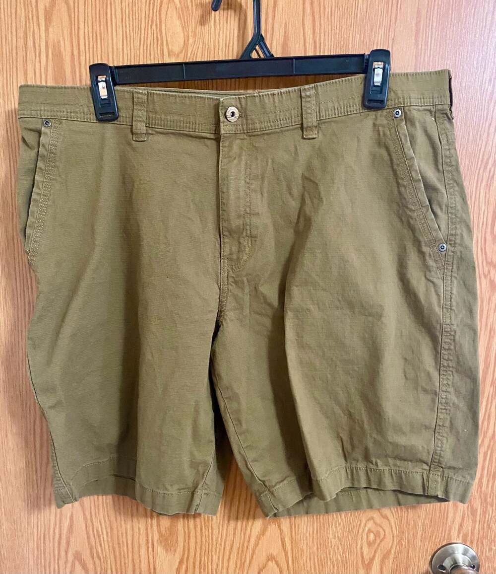 Weatherproof Vintage Men's Tan Khaki Casual Shorts Size 40